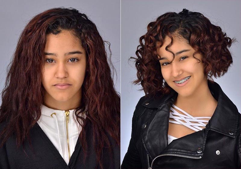 Curly girl client 9